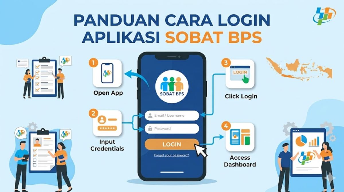 cara login sobat bps