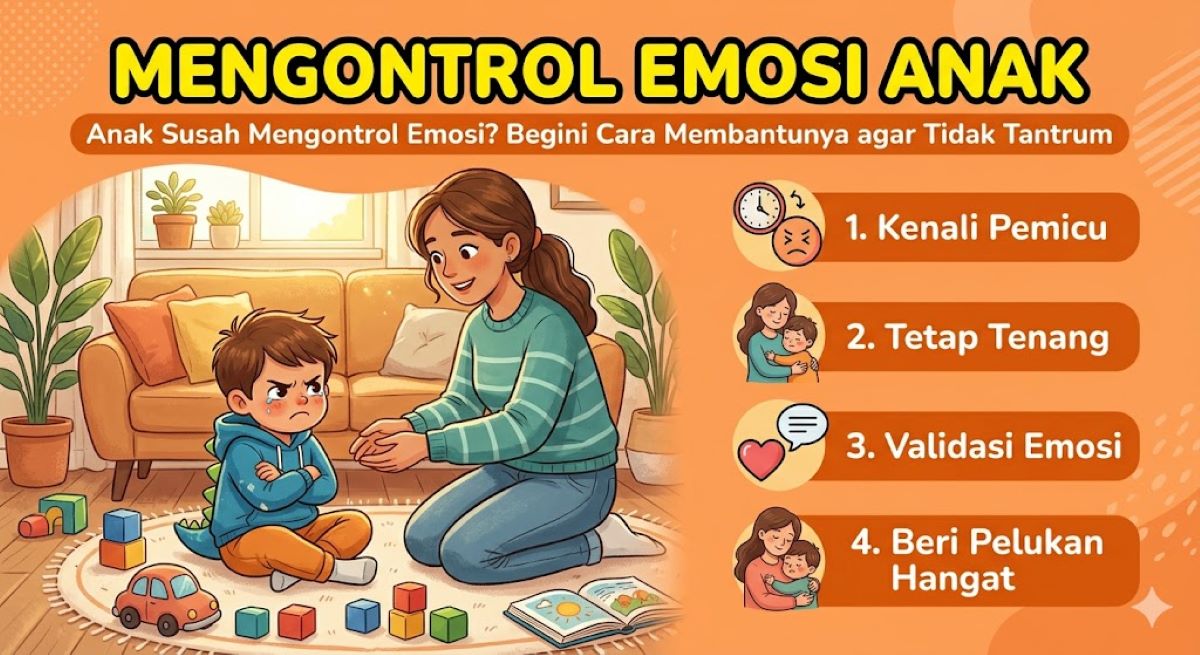 melatih emosi anak
